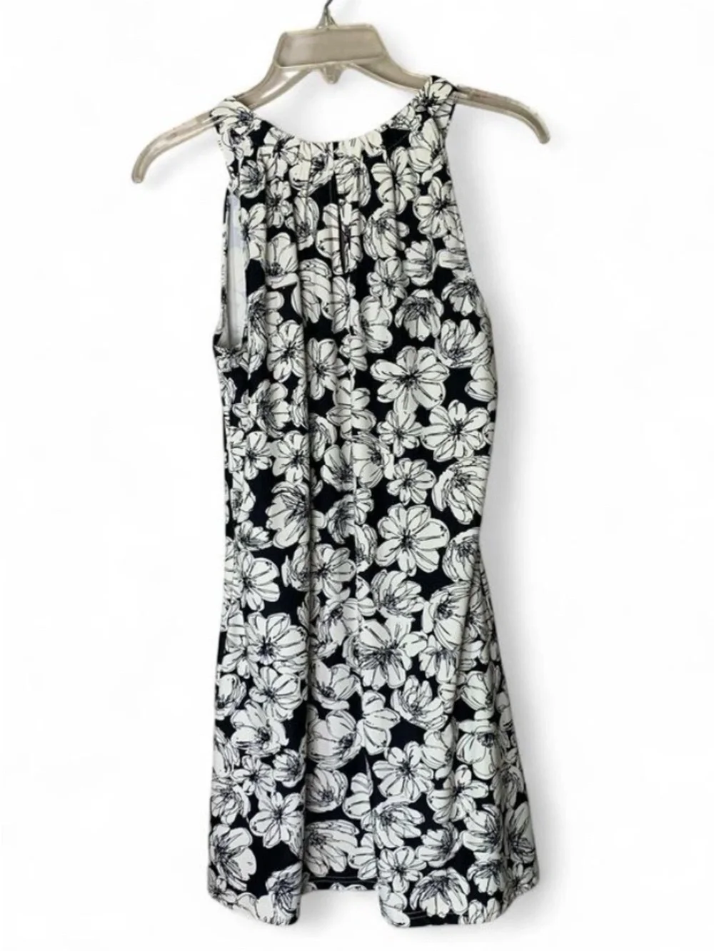 ✨ ARYEH Black & White Floral Halter Dress | Size Small ✨